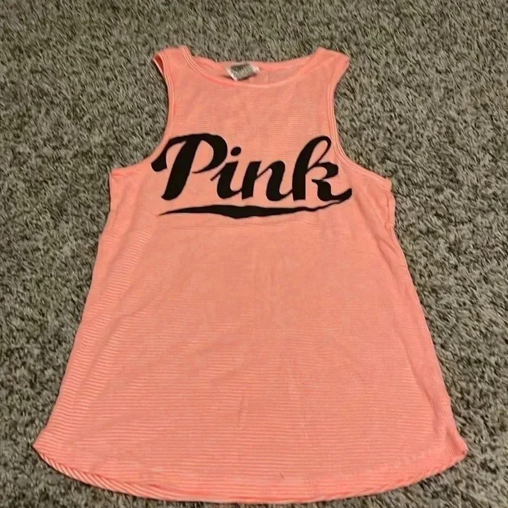 Pink tank top size medium